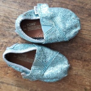 TOMS Sparkle Baby Shoes